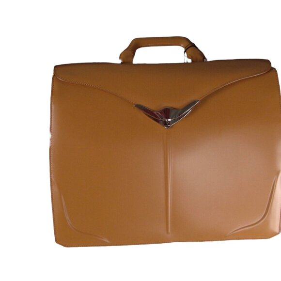 Samsonite Black Label Bayamo Doctor's Bag Briefcase Butterscotch - Picture 7 of 10